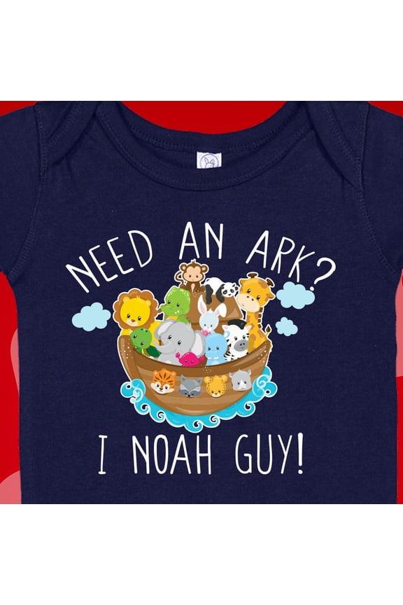 Baby Bodysuit BELLA CANVAS Need An Ark? I Noah Guy Baby Bodysuit T-Shirt, Cute Christian Baby Clothing, I Love Jesus And Naps, Jesus Loves Me, Baptism Gift, Bible