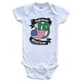 thumbnail image 1 of Baby Bodysuit BELLA CANVAS Pakistani American Hearts Usa Flag Pakistan Flag Short Sleeve Baby Bodysuit, 1 of 3