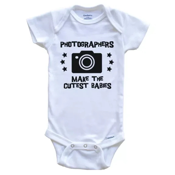 Baby Bodysuit BELLA CANVAS Photographers Make The Cutest Babies Funny Photography Baby Bodysuit