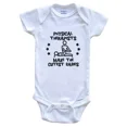 thumbnail image 1 of Baby Bodysuit BELLA CANVAS Physical Therapists Make The Cutest Babies Funny Physical Therapy Baby Bodysuit, 1 of 3