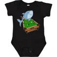 thumbnail image 1 of Baby Bodysuit BELLA CANVAS Pool Shark Baby Bodysuit Billiards Pun Cute Cue Humor Week Ocean Kids, 1 of 3