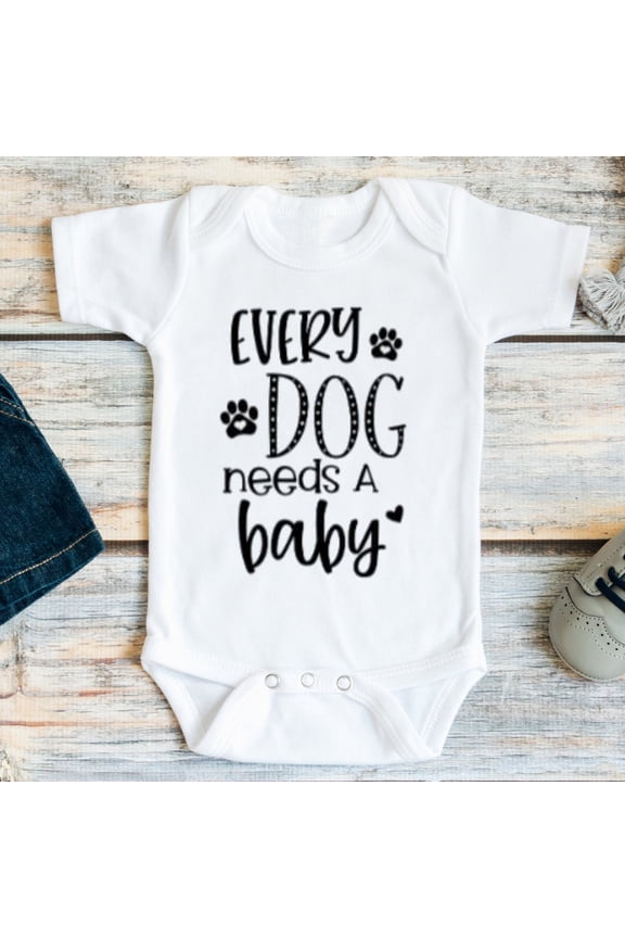 Baby Bodysuit BELLA CANVAS Pregnancy Announcement Dog, Baby Announcement, Pregnancy Reveal Dog, Pregnancy Announcement, Baby Shower Gift, Dog Baby Announcement