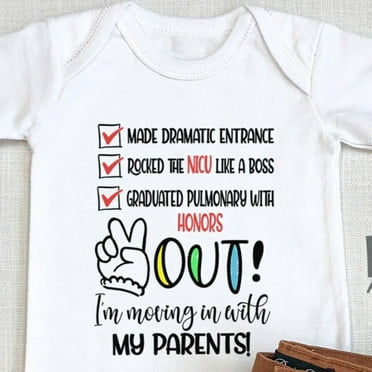 Baby Bodysuit BELLA CANVAS Pulmonary, Peace Out Nicu, Nicu Baby, Nicu Graduate, Going Home Outfit, Preemie Baby Gift, Going Home, Rainbow, Onesie