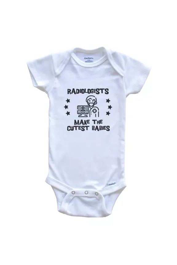 Baby Bodysuit BELLA CANVAS Radiologists Make The Cutest Babies Funny Radiology Baby Bodysuit