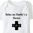 thumbnail image 1 of Baby Bodysuit BELLA CANVAS Relax My Daddy'S A Doctor, Baby Onesie, Doctor Baby, My Dad'S A Doctor Shirt, Doctor Onesie, Unisex Baby Clothing, Hospital Shirt, Daddy, 1 of 3