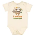 thumbnail image 1 of Baby Bodysuit BELLA CANVAS Sloth I Love My Babushka Baby Bodysuit Grandmother Mothers Day Granny, 1 of 3