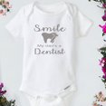 thumbnail image 1 of Baby Bodysuit BELLA CANVAS Smile My Dad'S A Dentist Onesie, Dentist Baby, Dad Baby Shirt, Tooth Bodysuit, Dentist Onesie, Baby Shower Gift, Dental Baby Onesie, 1 of 3