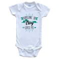 thumbnail image 1 of Baby Bodysuit BELLA CANVAS Someone In Troy Loves Me Troy Mi Skyline Baby Bodysuit, 1 of 3