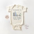 thumbnail image 1 of Baby Bodysuit BELLA CANVAS Someone Loves Me In New York Onesie, New York City Baby Bodysuit, Nyc Baby Onesie, Baby Shower Gift, Funny City Onesie, Cute Baby Clothes, 1 of 3