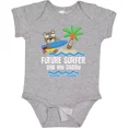 thumbnail image 1 of Baby Bodysuit BELLA CANVAS Surfing Future Surfer Like Daddy Infant Creeper Vacation Waves Island, 1 of 3