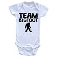 thumbnail image 1 of Baby Bodysuit BELLA CANVAS Team Bigfoot Funny Sasquatch One Piece Baby Bodysuit, 1 of 3
