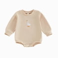 thumbnail image 1 of Baby Bodysuit Boy Girl Clothes Soft Newborn Infant Outfit Infant Baby Girl Outfit Bubble Romper Long Sleeve Newborn Toddler Vintage Clothes,vintage romper 0-3 Months, 1 of 6