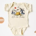 thumbnail image 1 of Baby Bodysuit, Let'S Go Camping Bodysuit, Baby Boy Retro Bodysuit Cute Baby Onesie, BABY BODYSUIT LAT 4424, 1 of 3