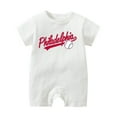 Baby Bodysuit Newborn Infant Baby Boy Girl Clothes Baseball Print Short