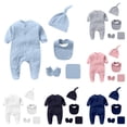 thumbnail image 1 of Baby Bodysuit Romper Soft Outfit for Boys Girls 0 12 Months Comfortable Everyday Wear 1 Yr Boy Clothes, 1 of 3