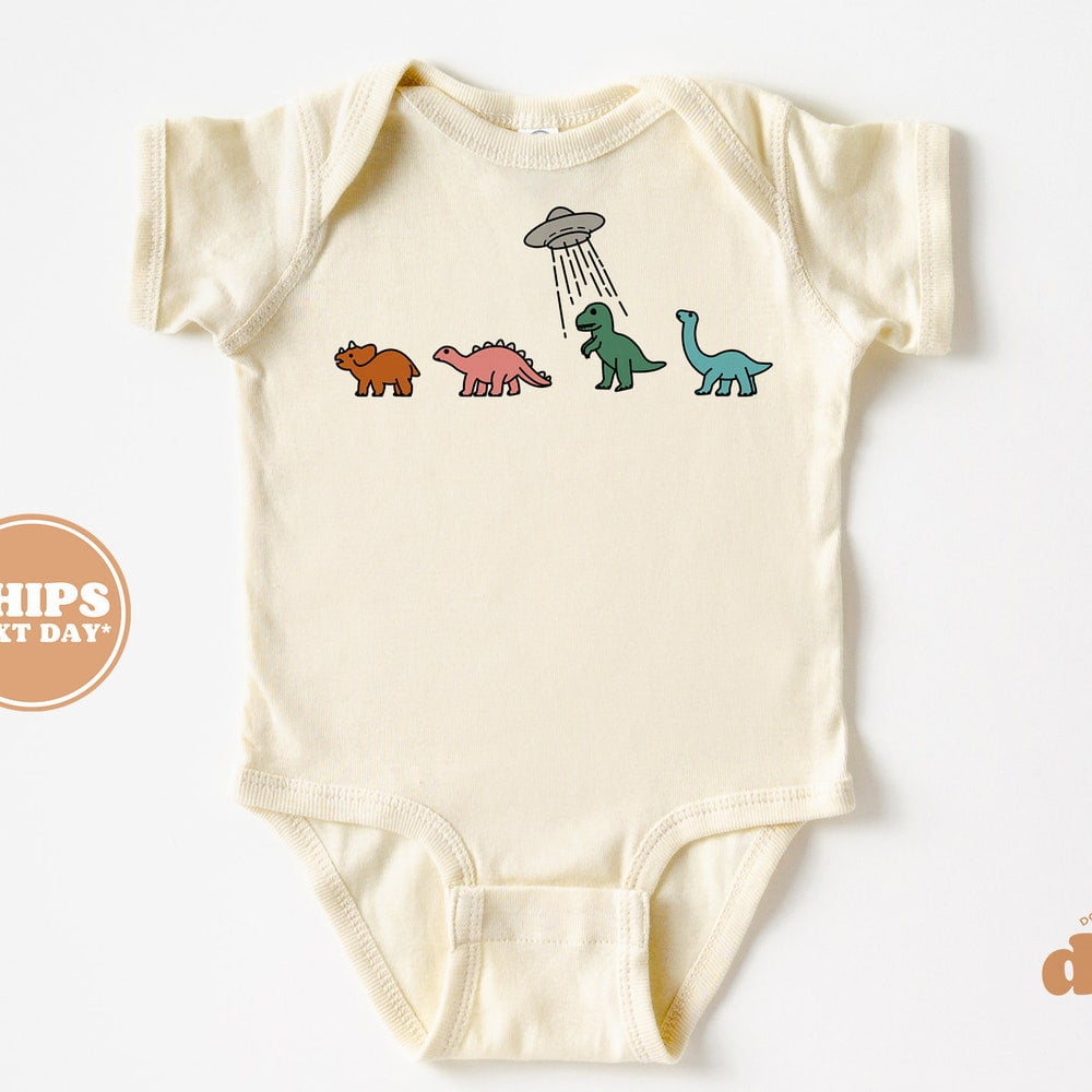 Bodysuit 5-Pack Short Sleeve Dinosaur Blue Ages 0-24m main image 1