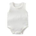 thumbnail image 1 of Baby Bodysuits Unisex Bodysuit Boys Girls Clothes for 6-9 Months Infant Baby Boy Girl Clothes Newborn Checkered Bubble Romper Sleeveless Jumpsuit Infant Summer Outfit, 1 of 2