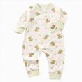 thumbnail image 1 of Baby Bodysuits Unisex Bodysuit Boys Girls Clothes Newborn Baby Girl Ruffle Long Sleeves Corduroy Romper Bodysuit 0-3 Months, 1 of 7