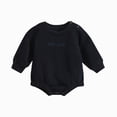 thumbnail image 1 of Baby Bodysuits Unisex Bodysuit Boys Girls Clothes Newborn Baby Girls Summer Comfortable And Breathable Bodysuits Cute Letter Print Bodysuits 12-18 Months, 1 of 7