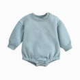 thumbnail image 1 of Baby Bodysuits Unisex Bodysuit Boys Girls Clothes Newborn Baby Girls Summer Comfortable And Breathable Bodysuits Cute Letter Print Bodysuits 12-18 Months, 1 of 8