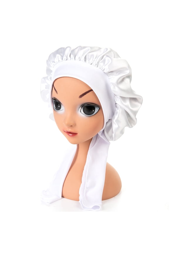 Baby Bonnet Silk Bonnet for Kids Sleeping Cap Curly Natural Hair Silk Bonnets for Girls Boys Infant