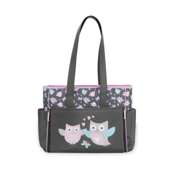 Baby Boom Owl Drop Front Tote Diaper Bag 13227
