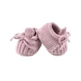 thumbnail image 1 of Baby Booties Knitted Shoes Newborn First Cozy Warm Shoes for Infant Boy Girl Solid Color Winter Shoes 3-6 Months Pink, 1 of 7