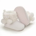 thumbnail image 1 of Baby Booties, Newborn Baby Booties Non-Slip Warm Cozy Baby Slippers Toddler Boys Girls Infant Winter Cozy Socks Shoes Easy On and Off Snap Boots Crib Warm Shoe First Walker Birthday Shower, 1 of 7