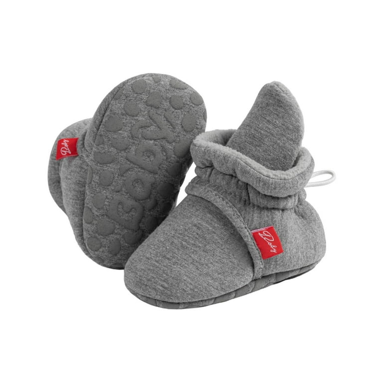 Baby Booties Organic Cotton Muslin Newborn Baby Slippers Baby Boy - Main Image