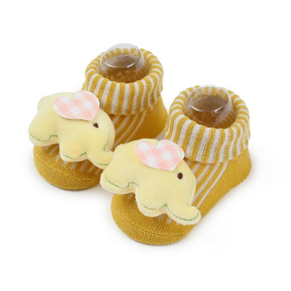 Baby Booties Socks Spring Autumn Newborn 3D Cartoon Baby Socks Non Slip Loose Baby Socks Children Floor Socks Babies Cute Cowboy Boots Socks, 0-12M