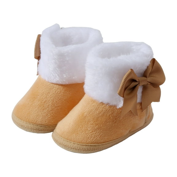 Baby Booties Walking Boots Infant Non Slip House Sock Slippers Newborn Winter Warm Crib Shoes for Girls Boys