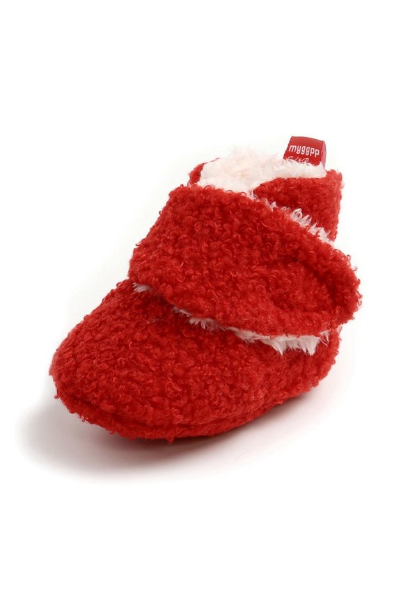 Baby Booties for Boys Girls,Soft Lining Non Slip Gripper Newborn Infant Slipper Socks Toddler First Walker Crib Shoes 0-18 Months
