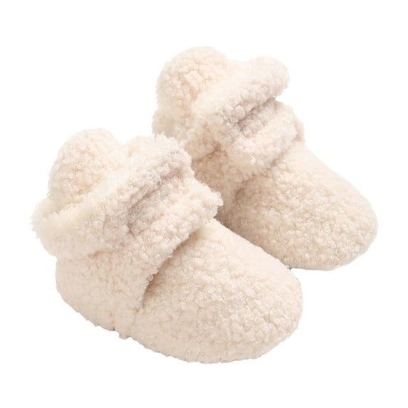 Baby Boots Baby Boy Girl Boots Shoes Winter Snow Bowknot Soft Sole Warm Toddler Prewalker Booties 0 Months-6 Months