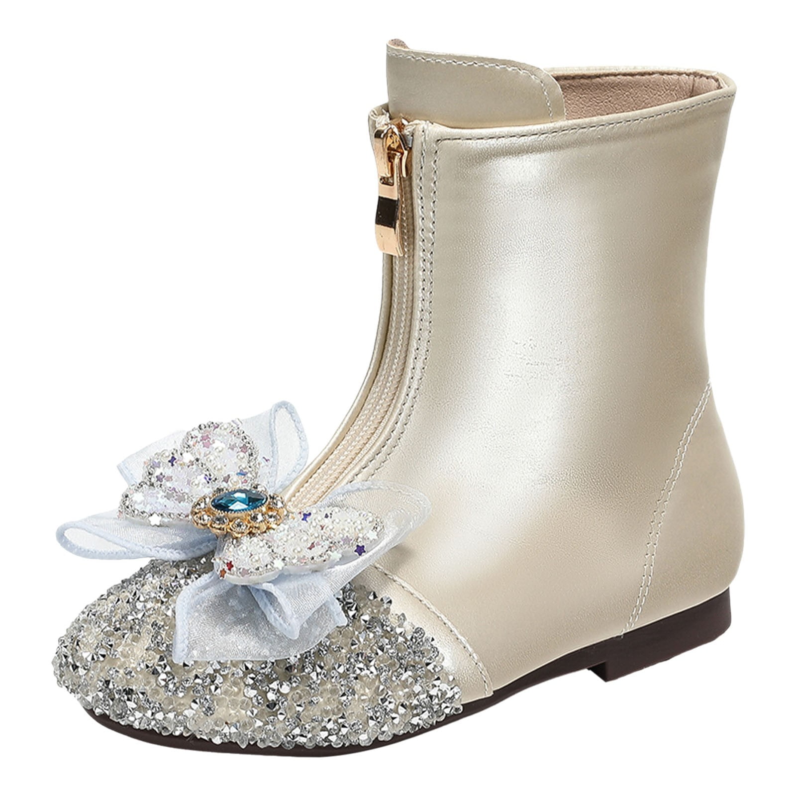 Baby Boots Toddler Rainboots Children Shoes Flat Mid Length Boots