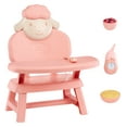 thumbnail interactive-video image 1 of Baby Born Baby Doll Mealtime Table with Food, Sturdy, High-End Design, Fits Dolls to 17", Kids 3 +, 1 of 8