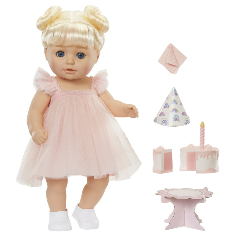 Baby Born Birthday Baby Doll Annabell Blue Eyes, Kids Ages 3+