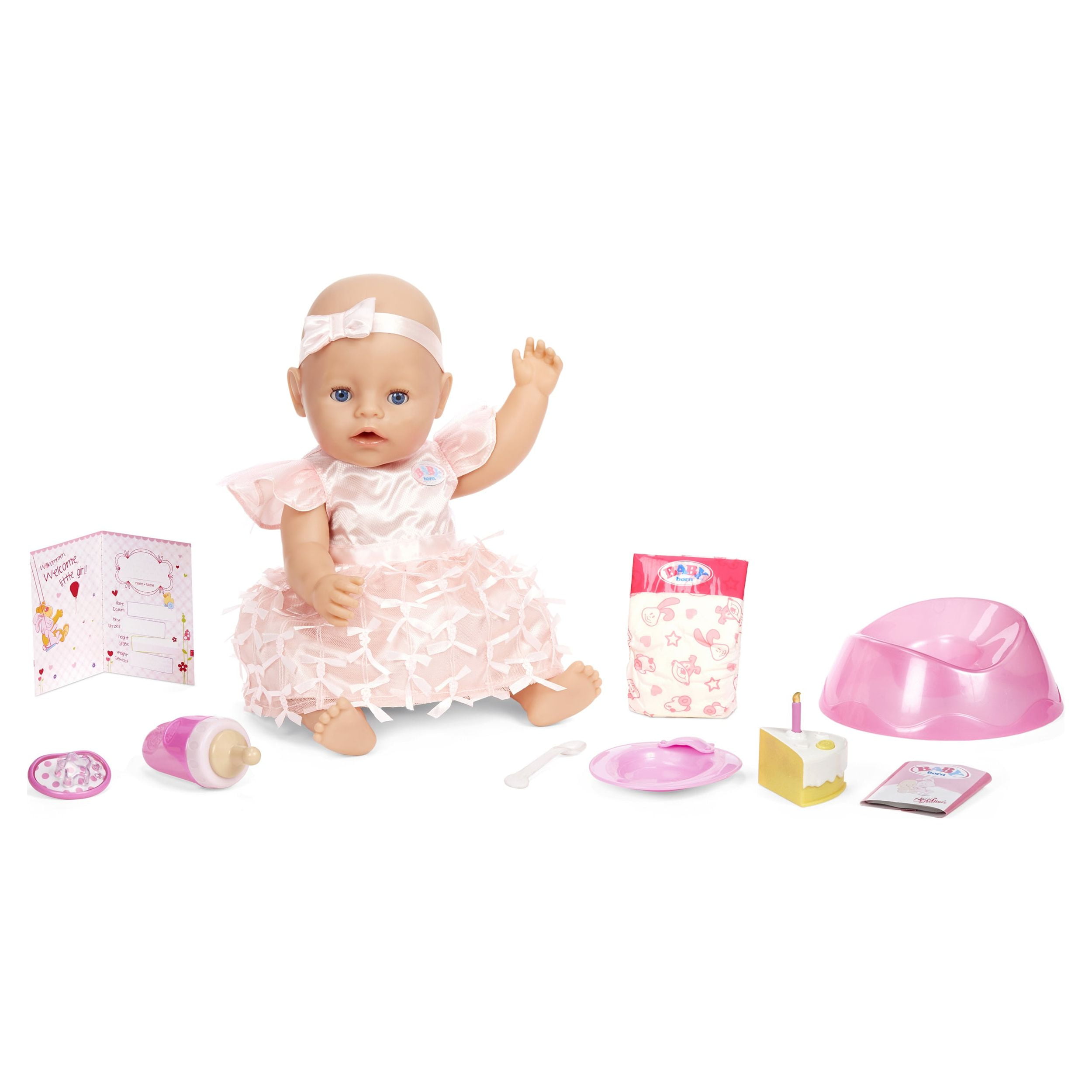 Baby Born Interactive Baby Doll Party Theme, Blue Eyes, Ways to