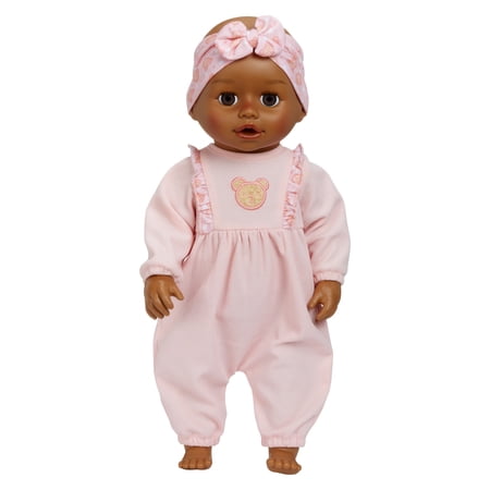 Baby Born Learn to Walk Baby Doll Harper - Dark Brown Eyes: Realistic Features for Kids Ages 3+, Walks, Crawls, Sits & Kicks, Eyes Open & Close, Multiple Sound Effects