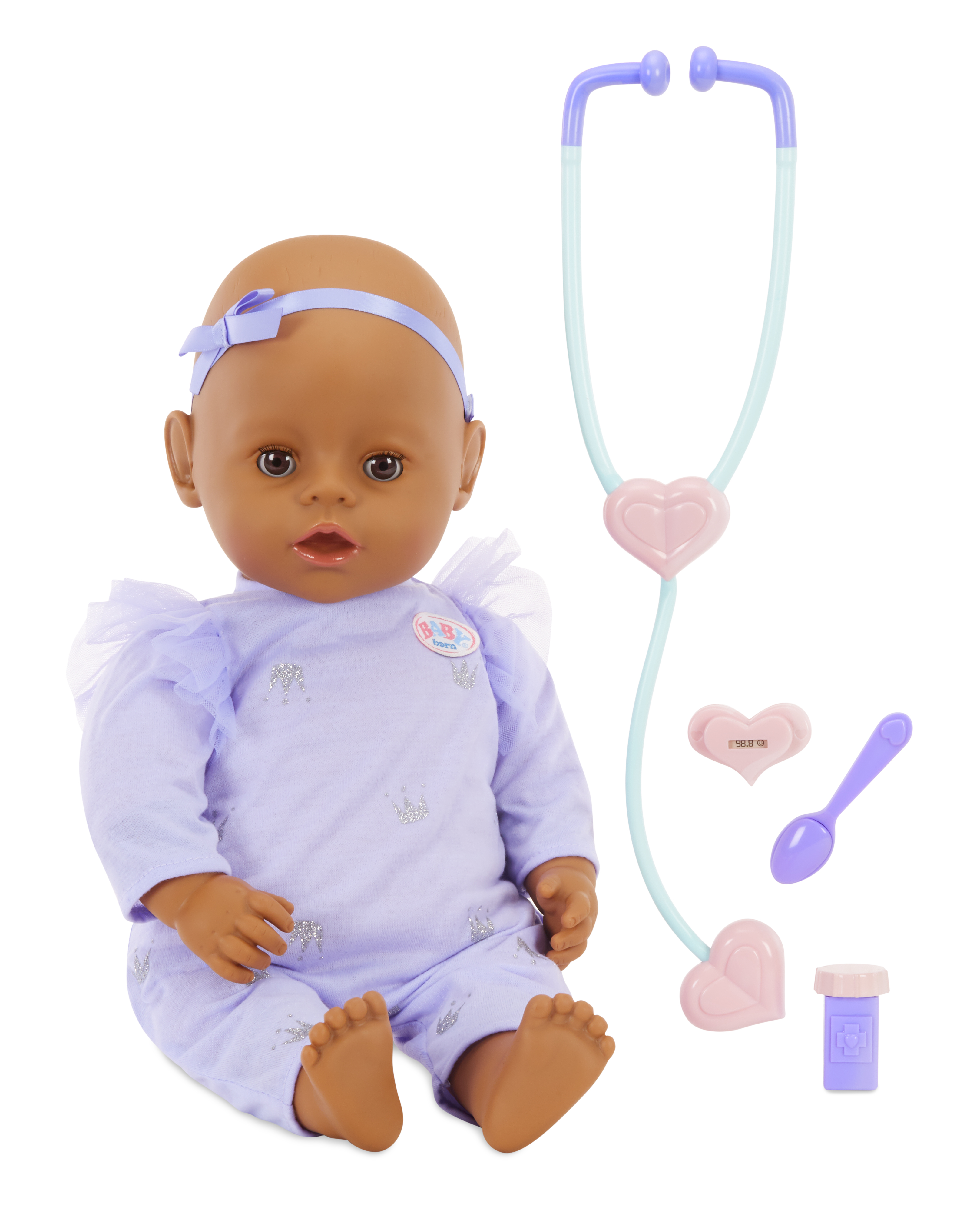 Baby Born - Mommy Make Me Better - Interactive Baby Doll - Brown Eyes - image 1 of 7