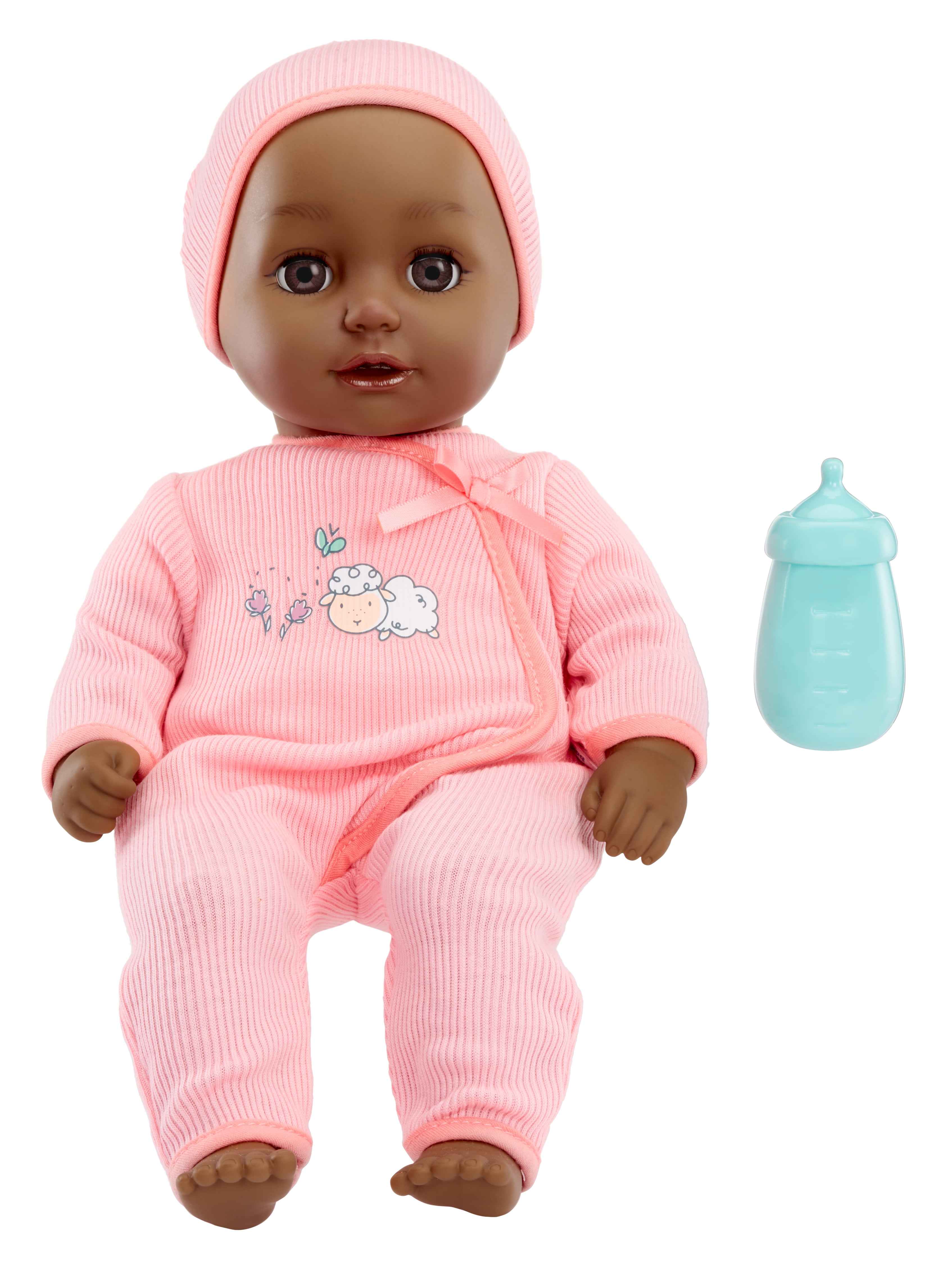 Baby Born My First Baby Doll Harper Dark Brown Eyes Realistic Soft Bodied Eyes Bottle Kids Ages 1 Walmart