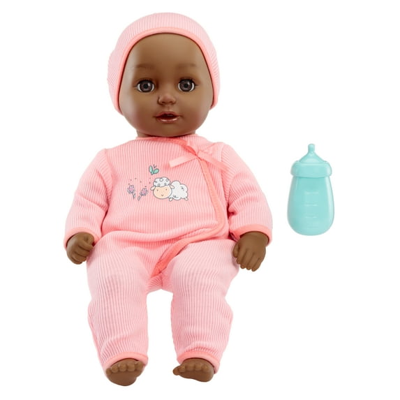 Baby Born My First Baby Doll Harper, Dark Brown Eyes, Realistic, Soft-Bodied & Eyes, Bottle, Kids Ages 1+