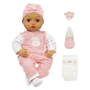 Baby Born My Real Baby Doll Ava, Light Brown Eyes, Soft-Bodied, Kids Ages 3+, Sounds, Drinks & Wets, Cries