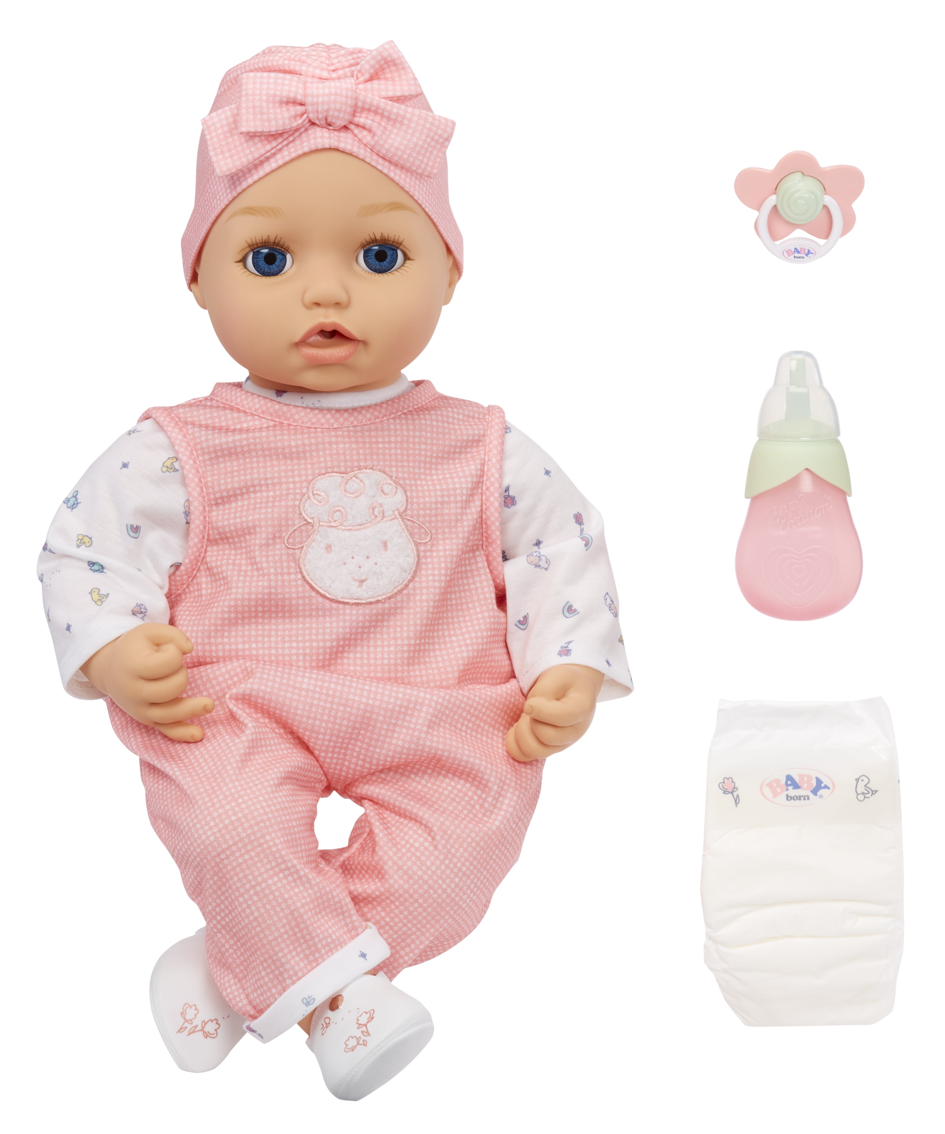 Baby Born My Real Baby Doll Annabell, Blue Eyes Realistic SoftBodied Baby Doll, Kids Ages 3