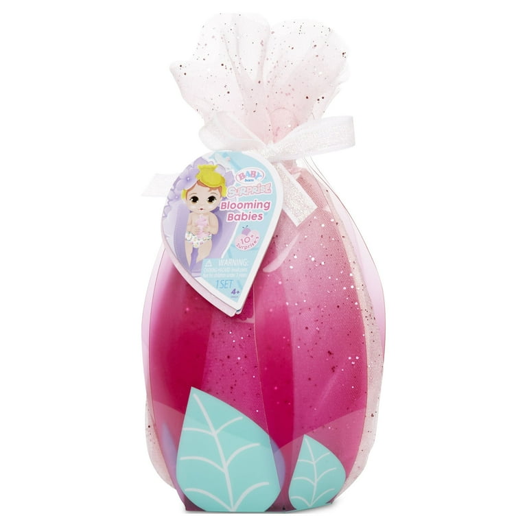 Baby Born Surprise Blooming Babies with 10 Surprises and Color Change Doll Playset
