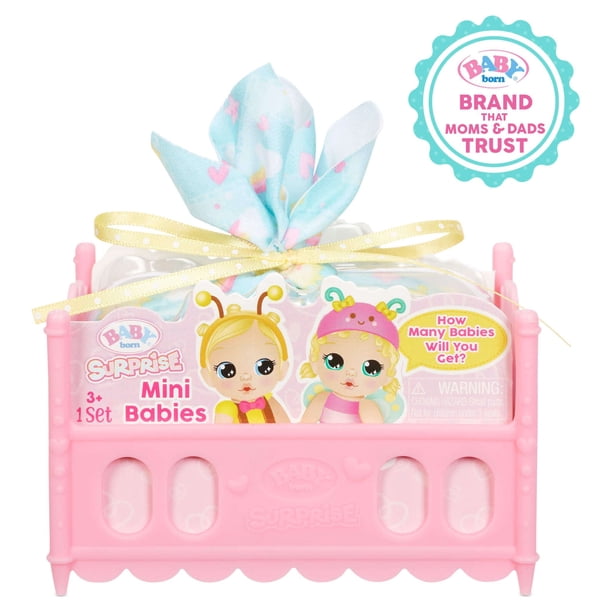 Baby Born Surprise Mini Babies – Unwrap Surprise Twins or Triplets