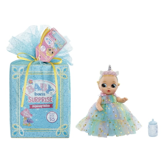 Baby Born Surprise Small Dolls Series 10 - Fantasy Tales, Surprise Collectible Baby Doll, Dress, Color Change Diaper, Storybook Pack, Kids Ages 4+