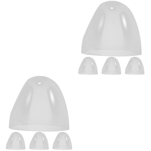 Baby Bottle Accessories 8 Pcs Milk Leak-proof Caps Replacement for Lids Cover Plastic