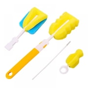 Baby Bottle Brush Set,4 PCS Baby Bottle Brush Cleaner Kit with Nipple Brush