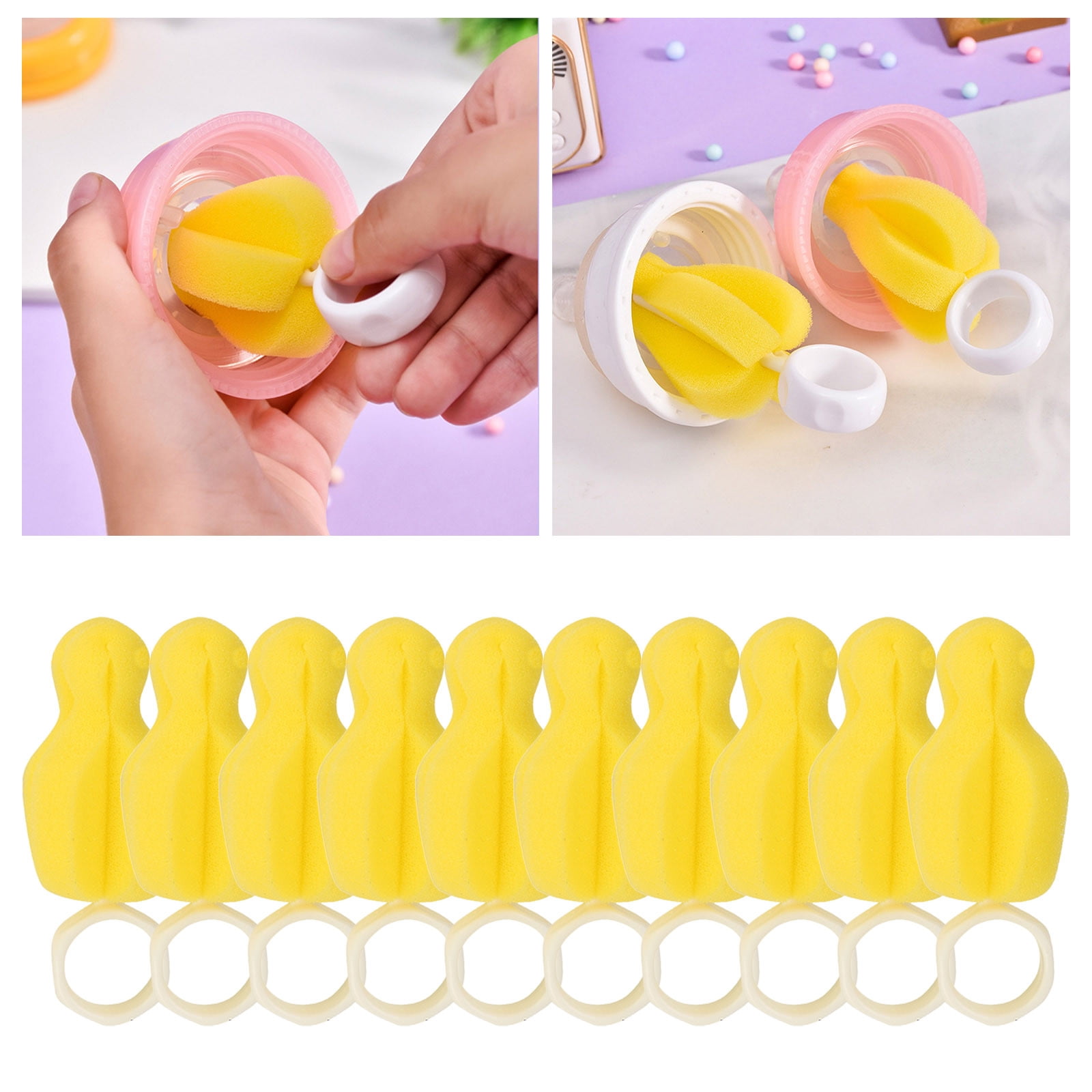 New Baby Best Feeder Bottle And Nipple Cleaning Brush In Pink Color main image 0