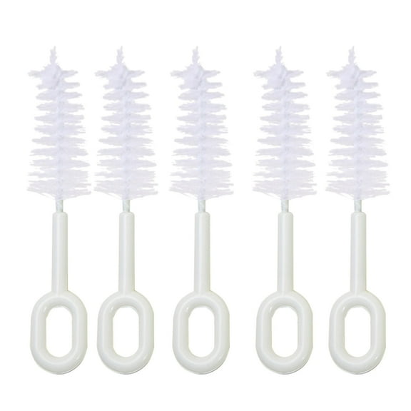 Baby Bottle Cleaning Brush - and Pacifier Cleaning Solution for Wide Mouth and Standard Mouth Bottles 5PCS